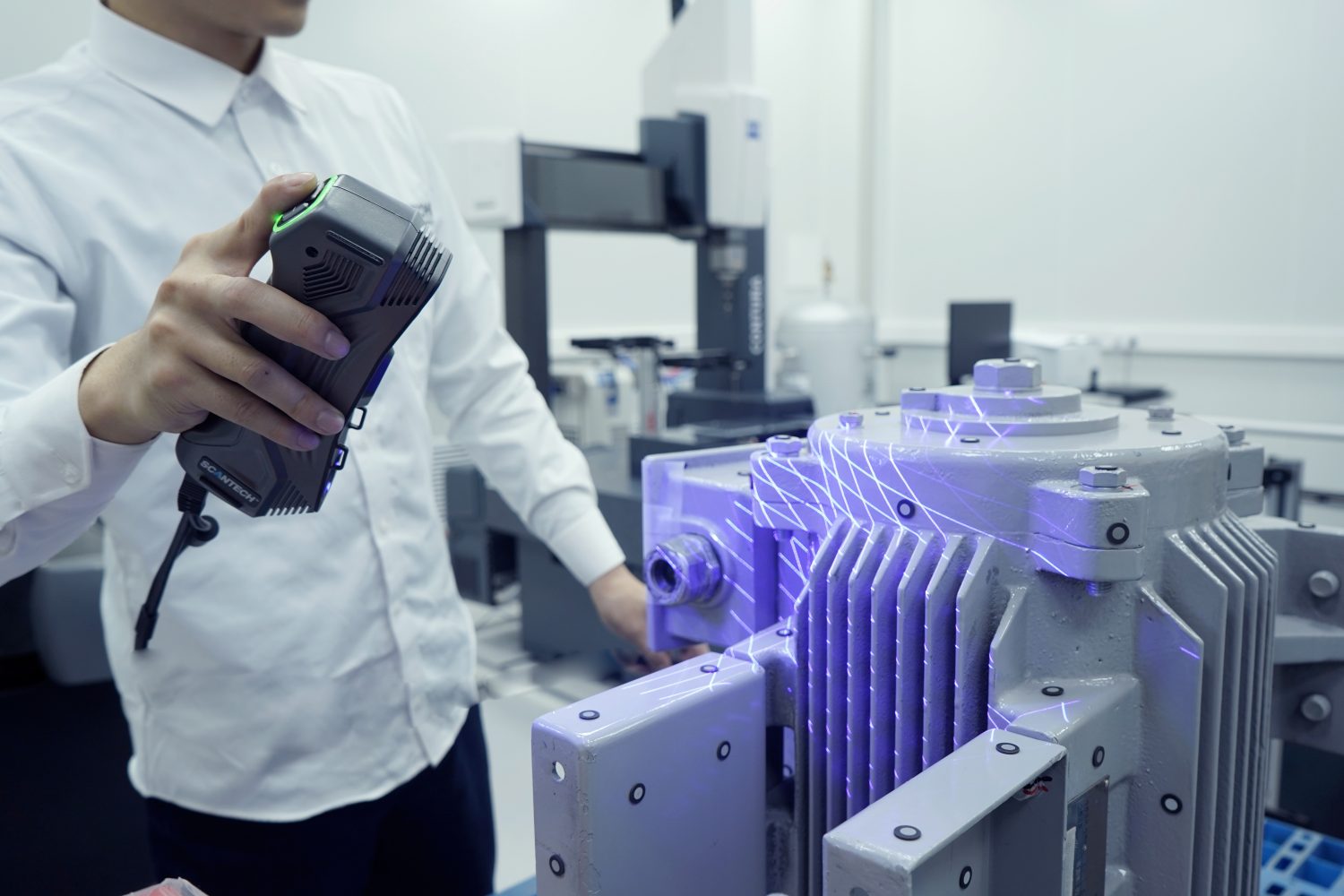 Simscan 3D-Scanner in Aktion