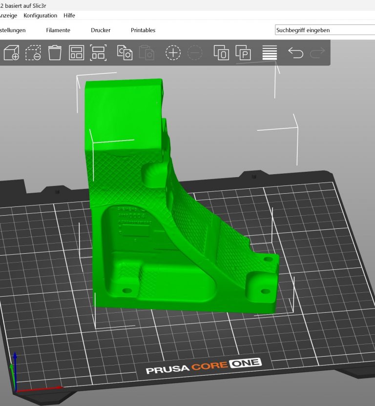 Prusa Slicing Software Ausschnitt 01