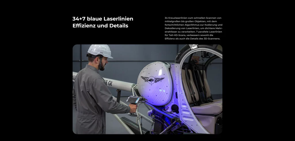 Raptor X 3D-Scanner Anwendung 01