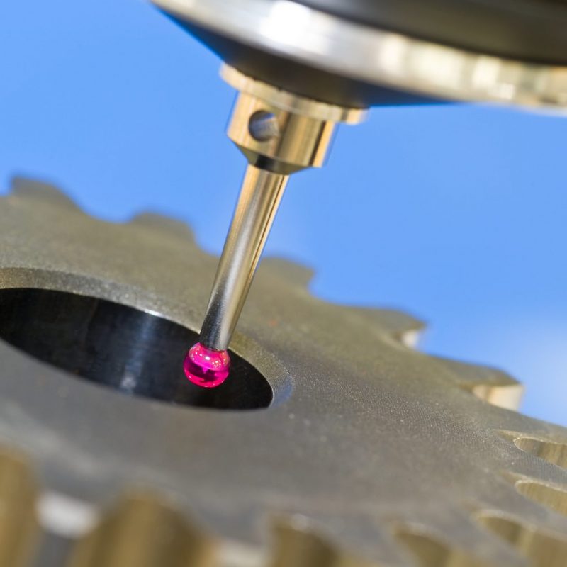 Taktile Vermessung eines Bauteils